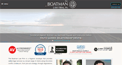 Desktop Screenshot of boatman-law.com